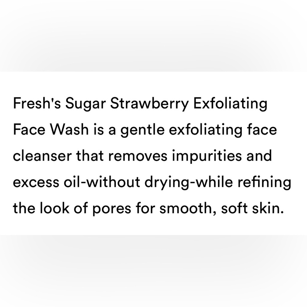 Fresh Sugar Strawberry Face Wash Travel Size - new/unopened; 5 for $25 sale! - Picture 3 of 5